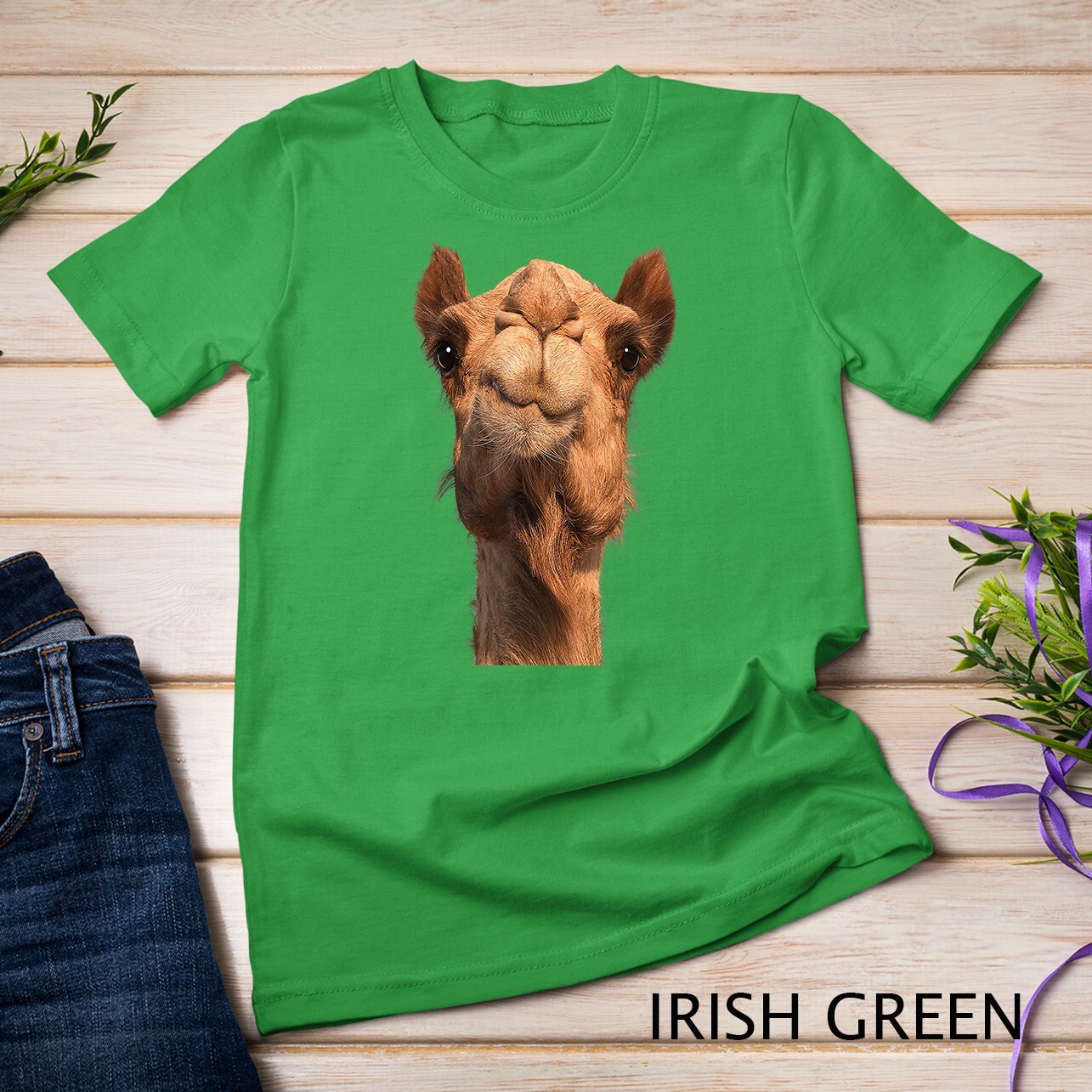 Camel Animal Face Unisex T-shirt