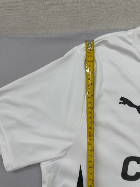 Puma Men’s Soccer Jersey White L 2024 Short Sleeve New