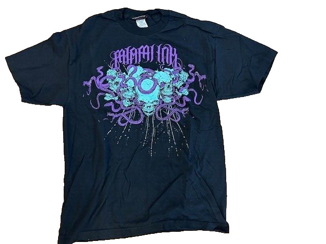 Miami Ink Skulls& Snakes BlackT-Shirt Men’s Size L – NWOT, FREE Shipping