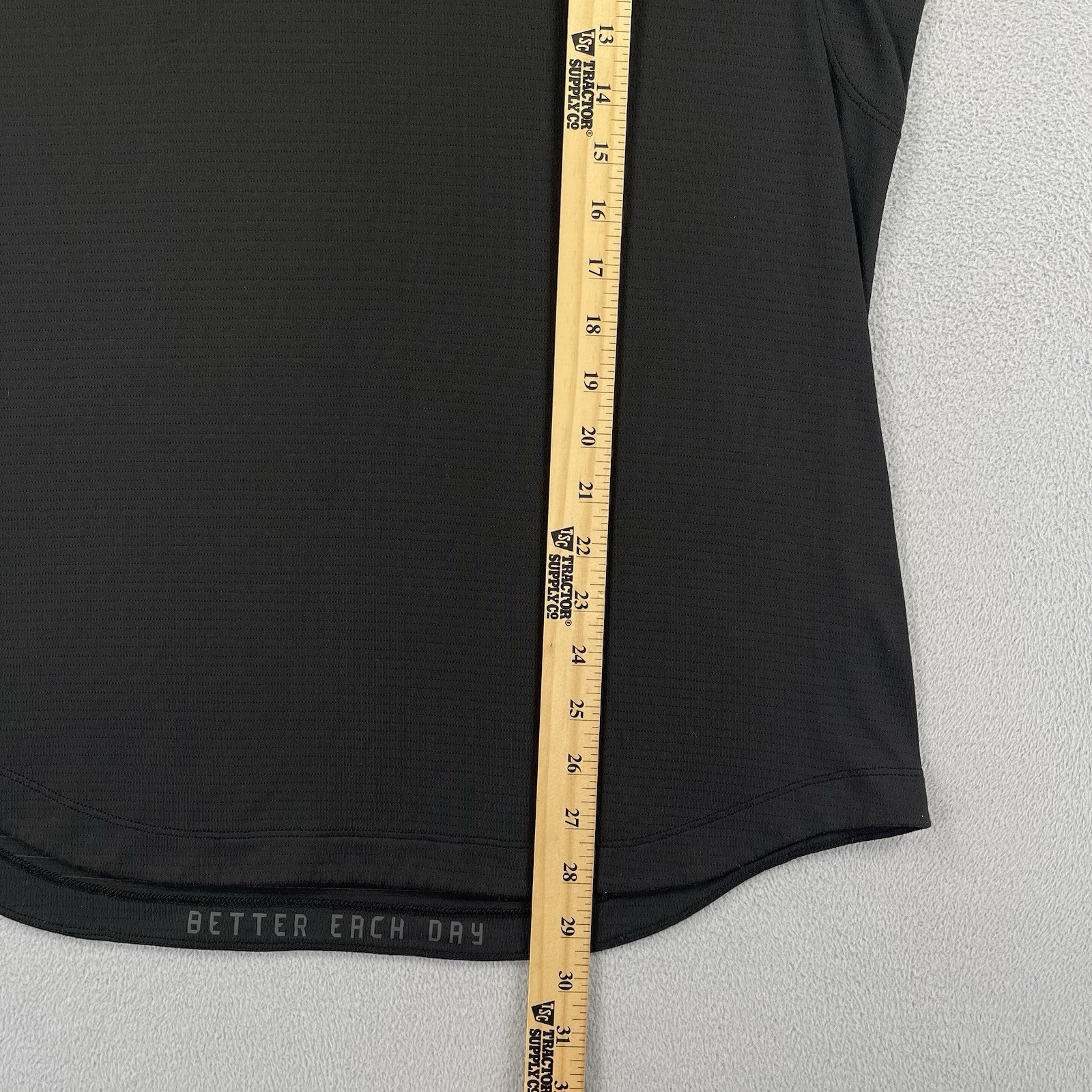 Lululemon Shirt Mens Large Black Long Sleeve Lightweight Athleisure Logo Stretch