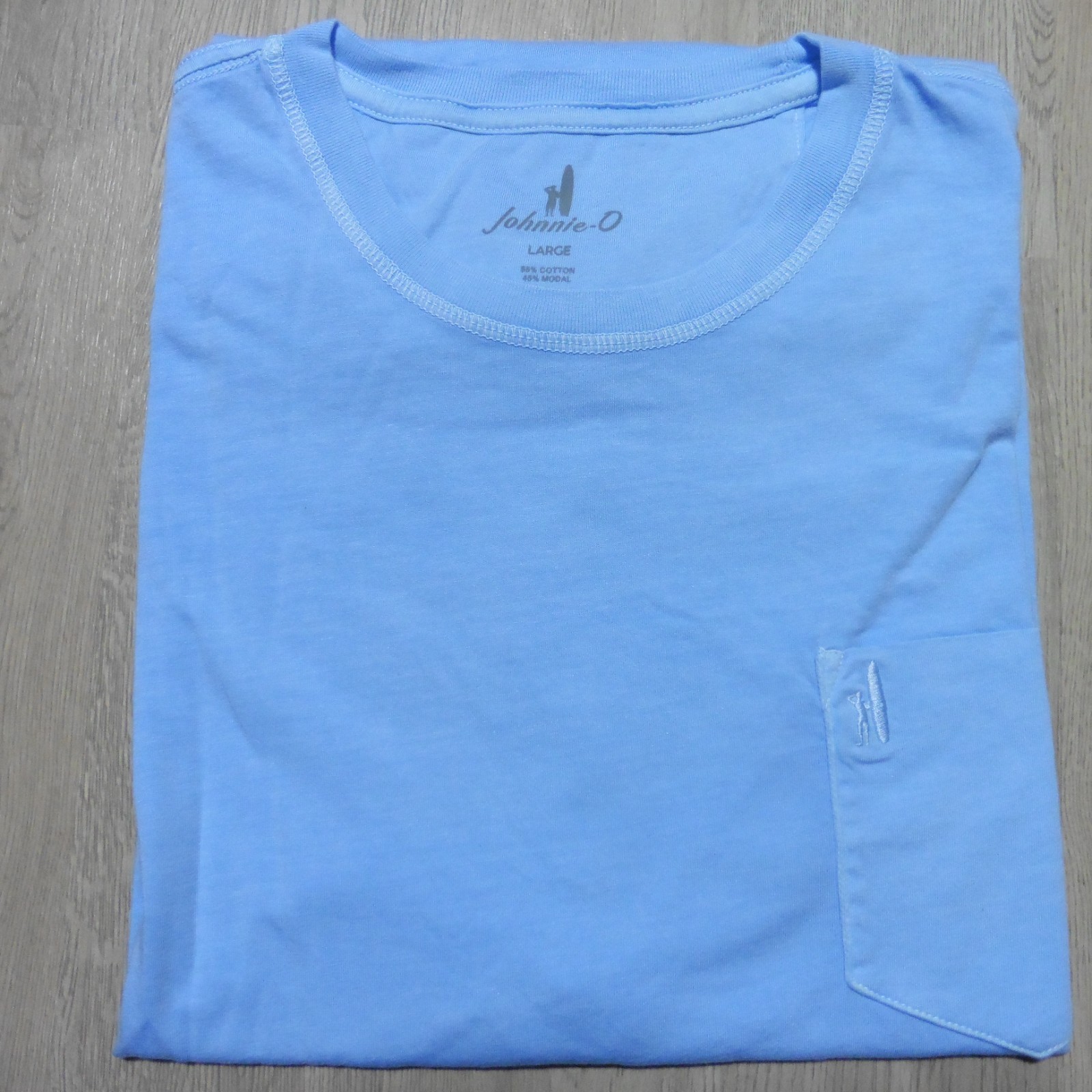 JOHNNIE-O Mens L XL T SHIRT DALE 2.0 SHORT SLEEVE GOLF TEE NAVY MALIBLU BANDANA