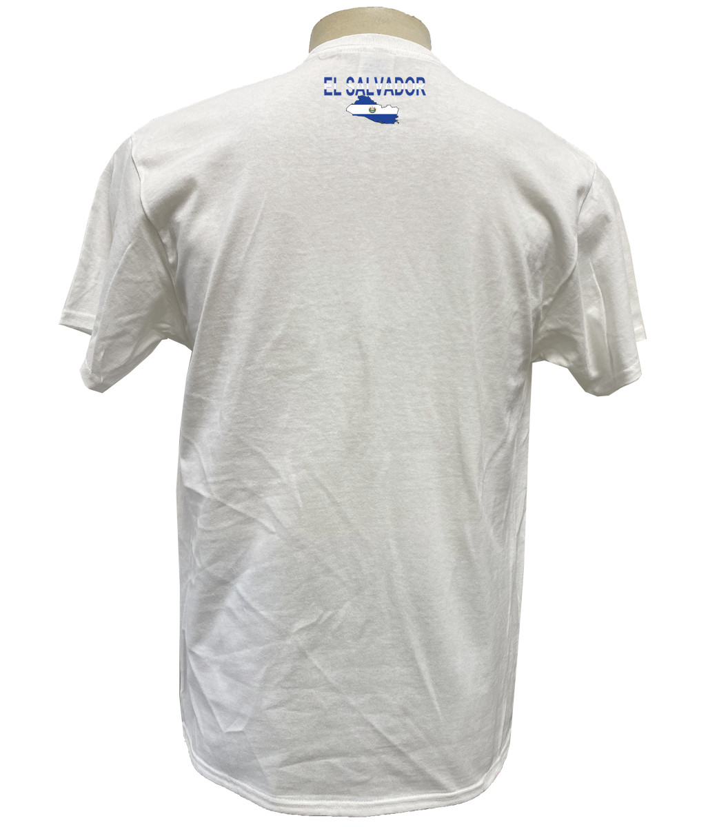 I LOVE EL SALVADOR Heat transfer 100% Cotton Short Sleeve T Shirt Free Shipping