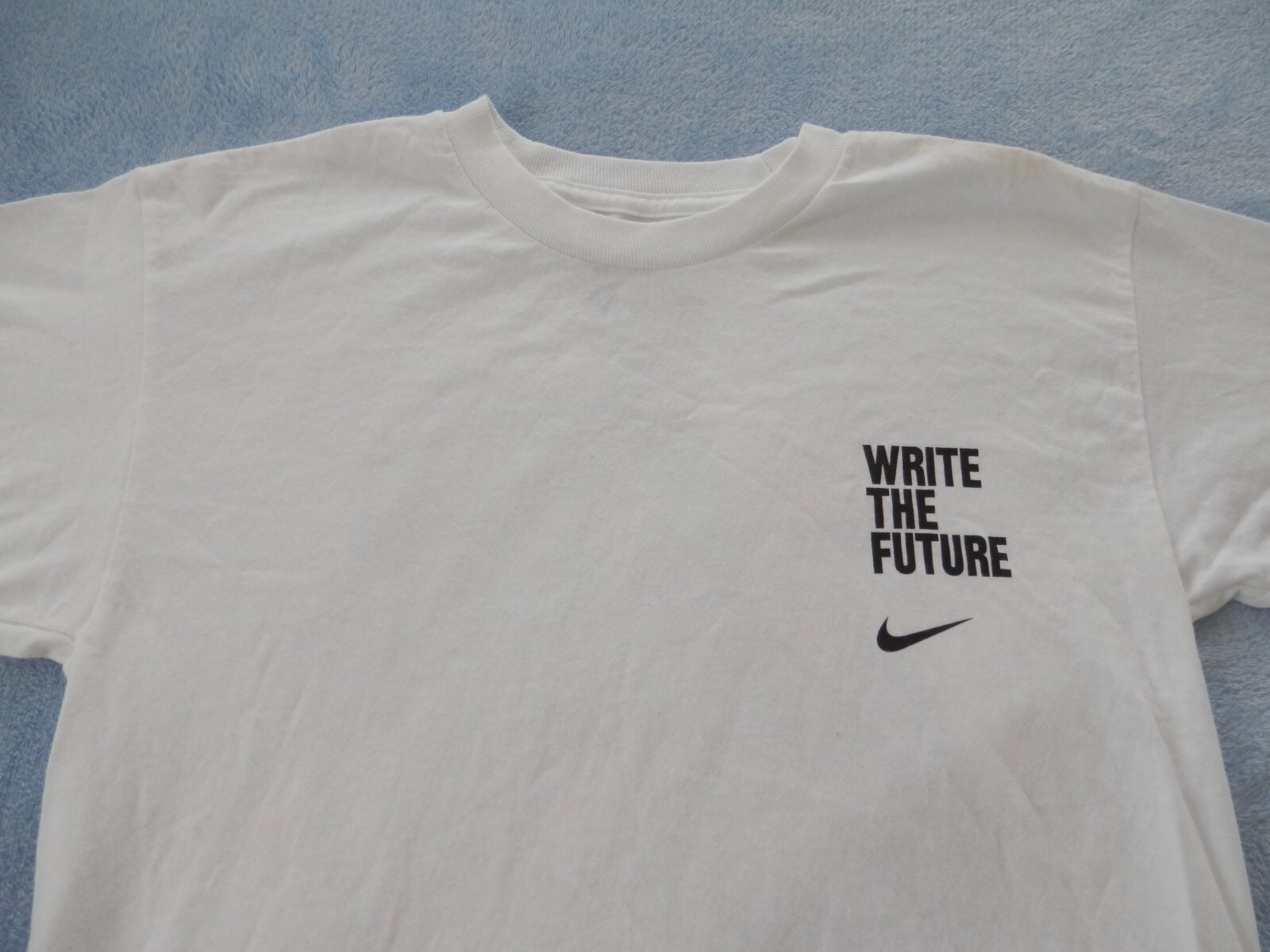 Nike VINTAGE WRITE THE FUTURE Brazil RONALDINHO Tee-jersey Shirt Top Men sz S nw