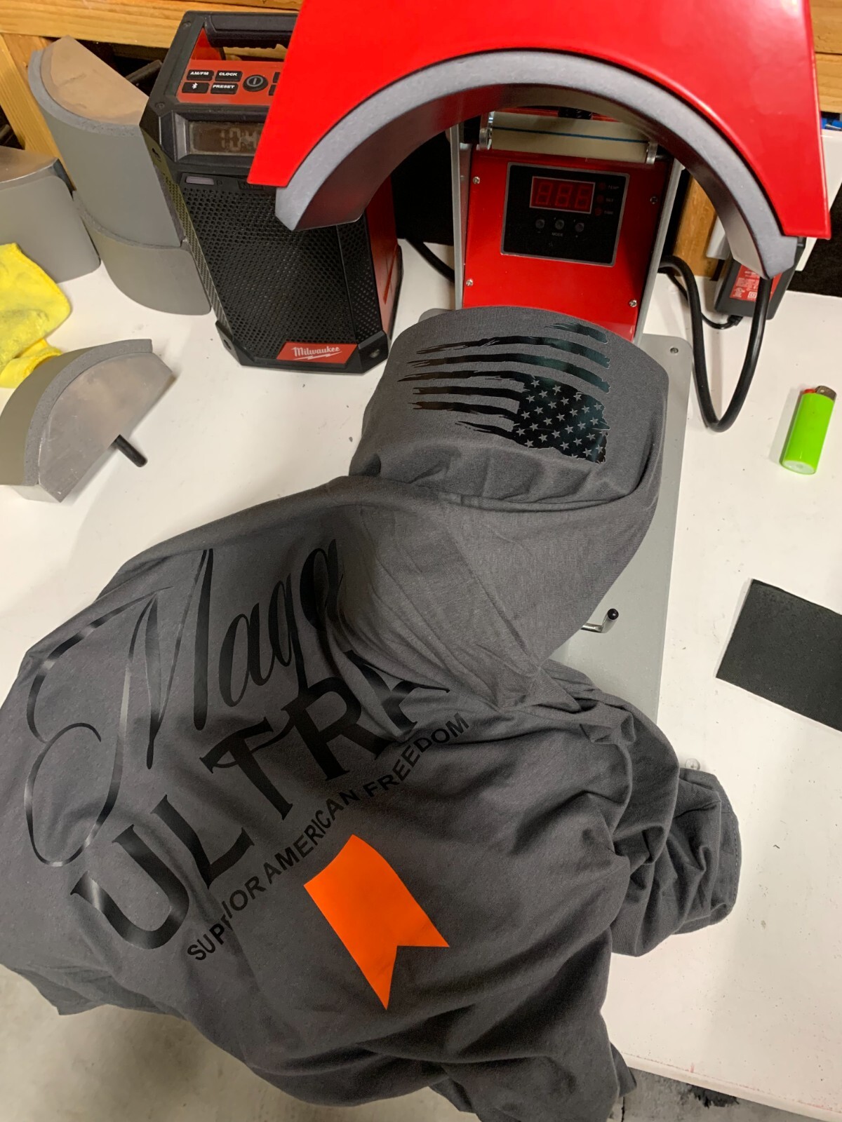 Large HackOPS (Grunt Style Fit) Maga Ultra Trump 2024 T-Shirt
