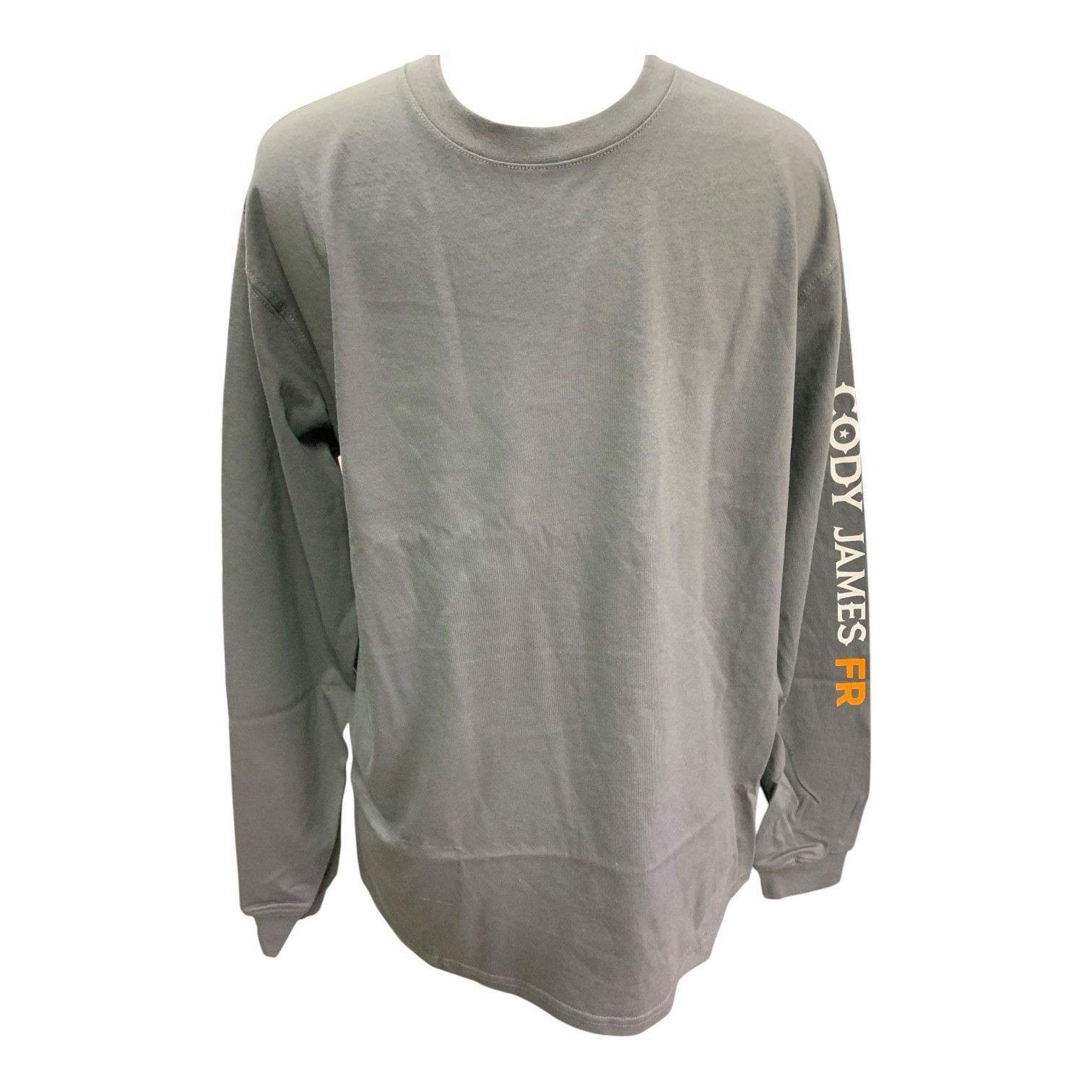 Cody James FR Flame Resistant Work Shirt Long Sleeve Light Grey Size Medium