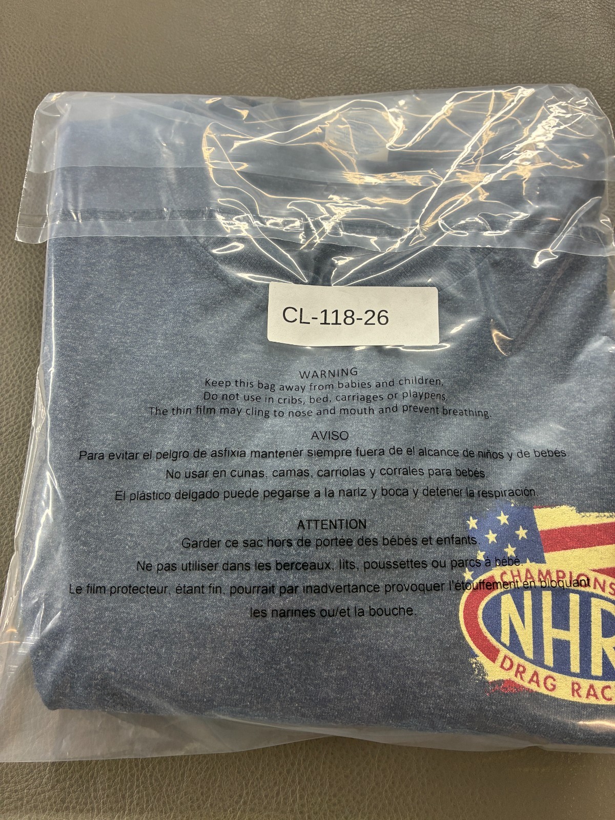 NHRA Nitro America Drag Racing T Shirt Large Blue Graphic Tee Racing Motorsports