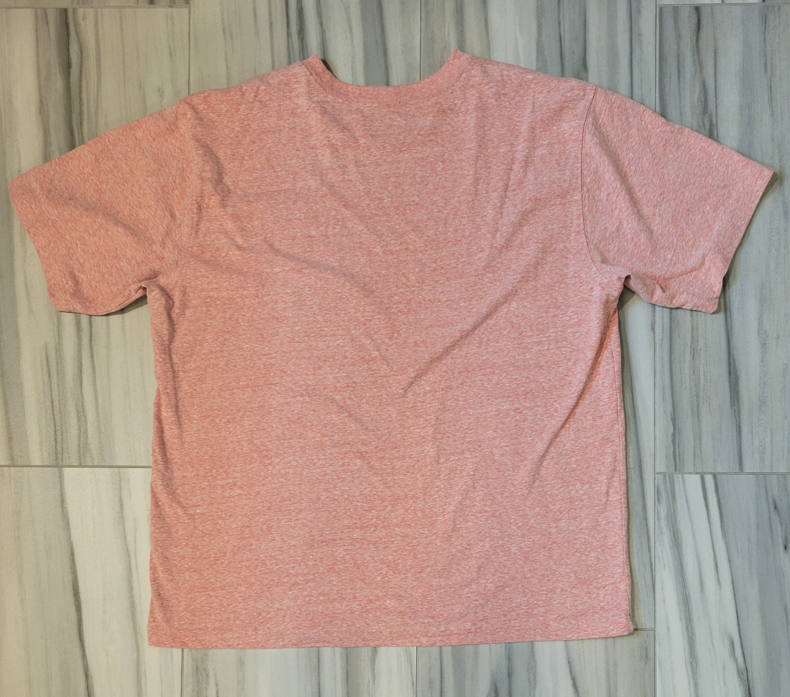 L Carhartt Original Fit K87 O15 Harvest Orange Snow Heather Pocket T-Shirt