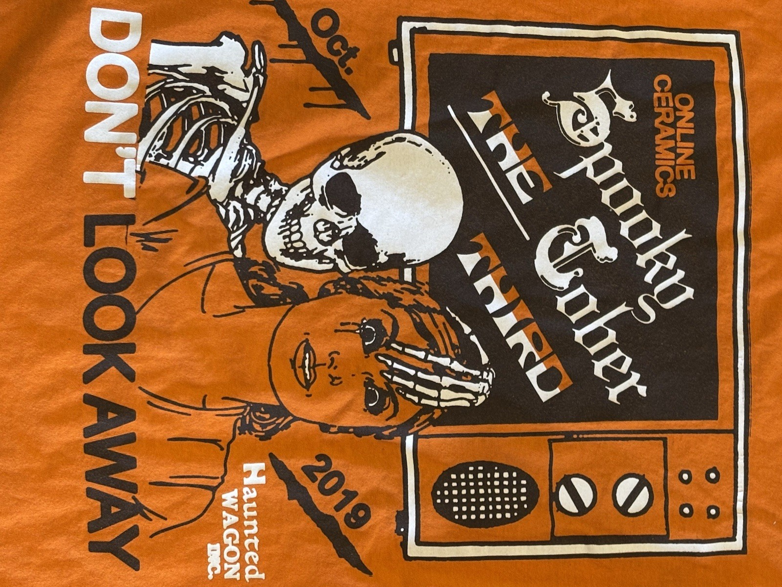Online Ceramics Haunted Wagon 2019 Long Sleeve Shirt Spooky October