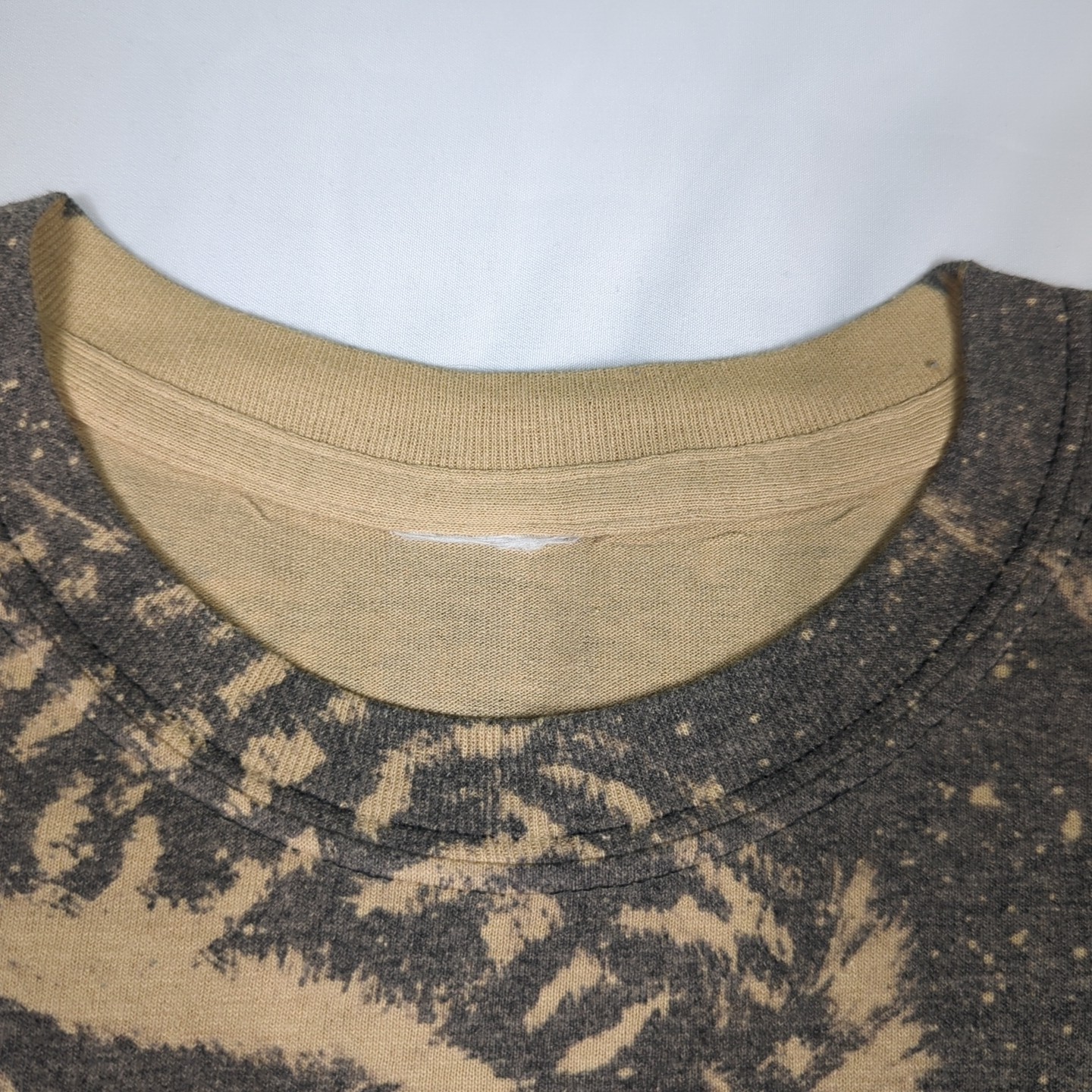 BONNIE LATHAM Vtg Wildlife Art OWL All Over Print AOP Graphic T-SHIRT Men’s L