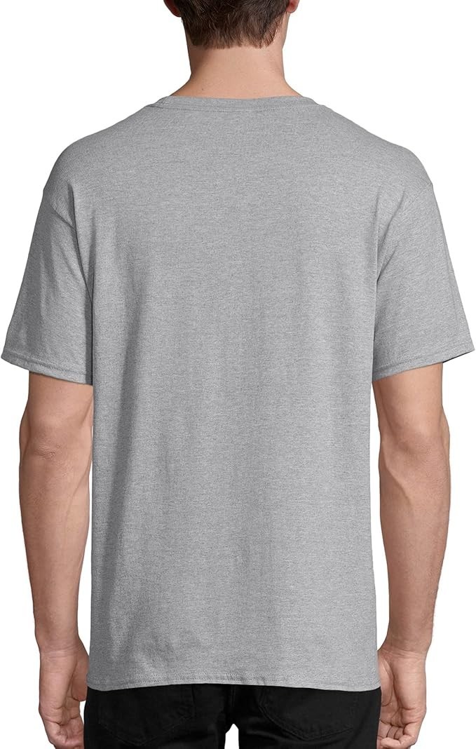 Hanes Men Crew neck T-Shirt 4-Pack ComfortSoft 100% Cotton Heavyweight Tee Plain
