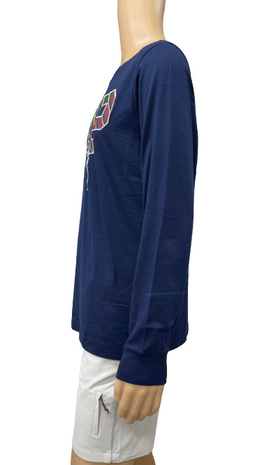 POLO RALPH LAUREN MEN’S LOGO P LS NAVY