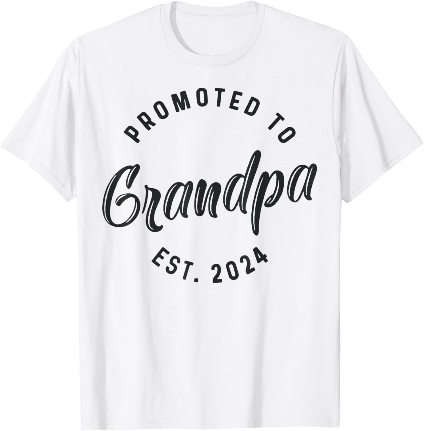 Promoted To Grandpa 2024 Funny New Baby Family T-Shirt, Hoodie, Sweatshirt