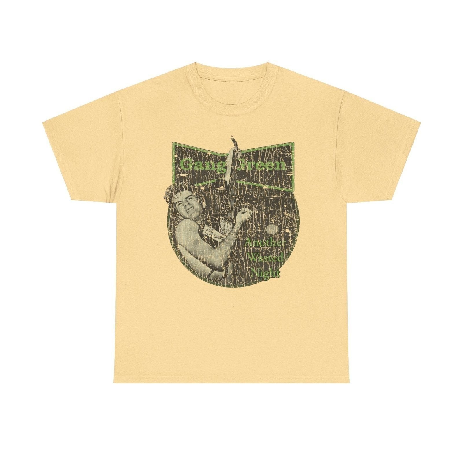 Gang Green Another Wasted Night Punk Band Music T-shirt