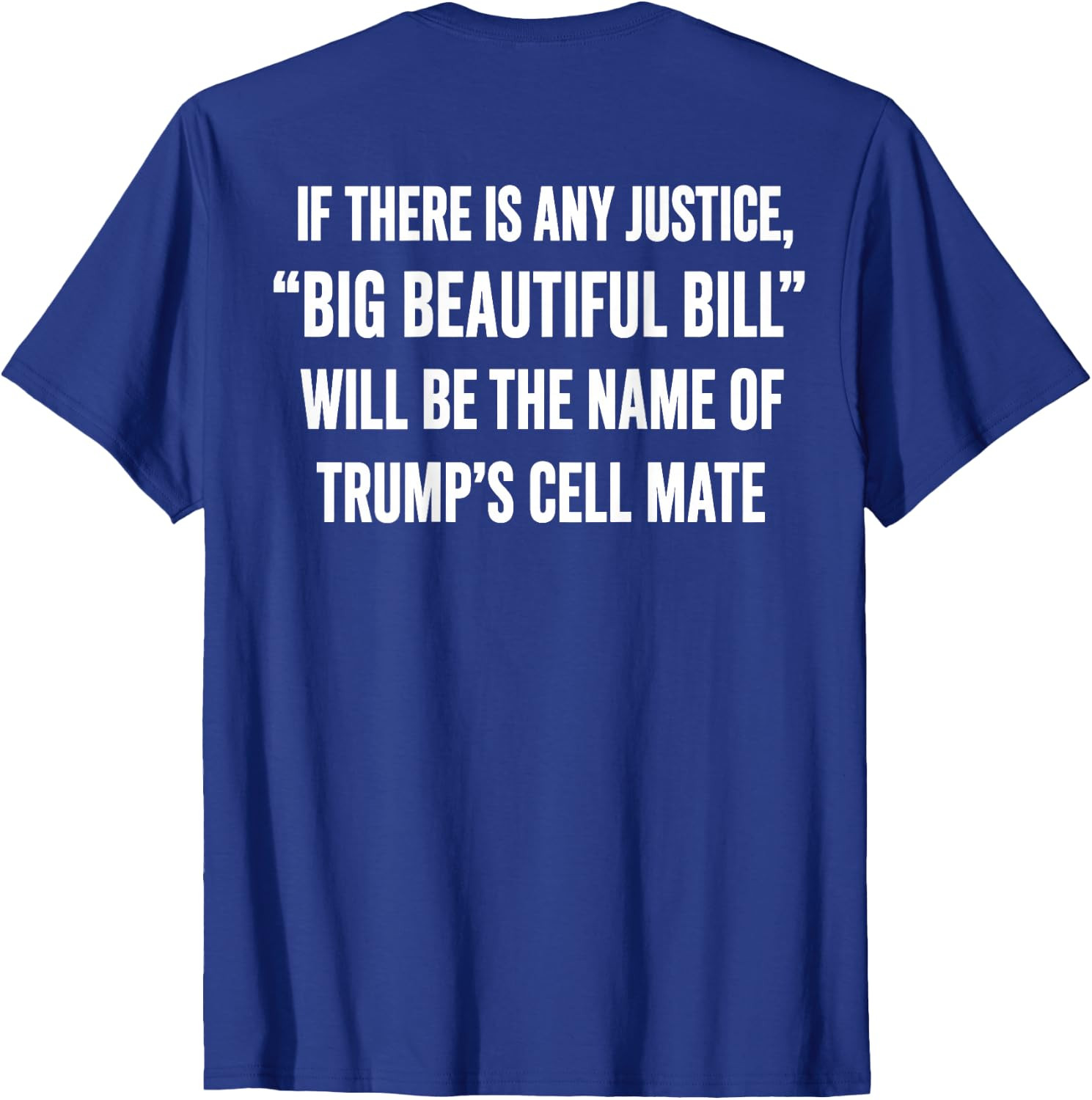 (On Back) Big Beautiful Bill Political Statement Quote T-Shirt