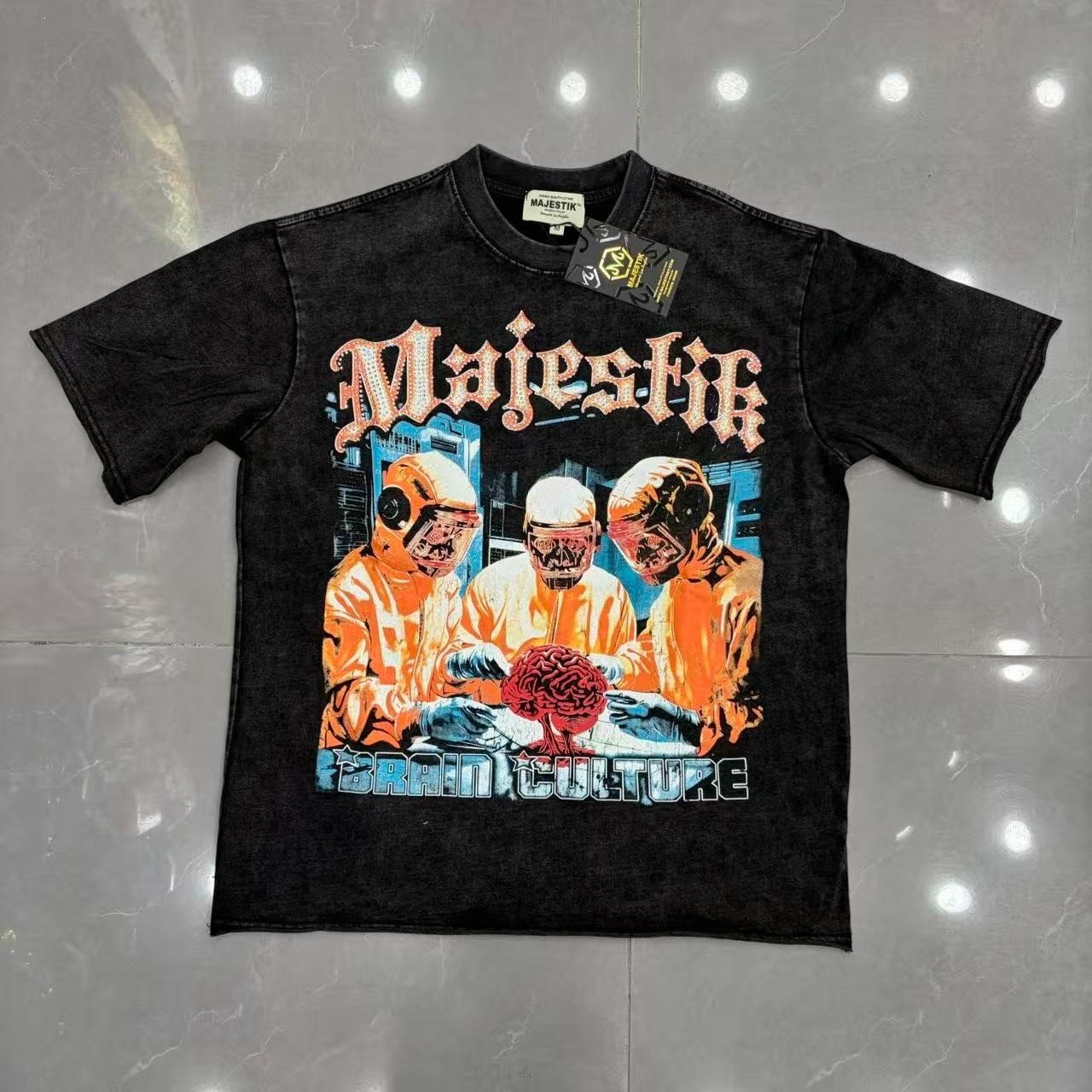 MAJESTIK tee Black New S-M-L-XL