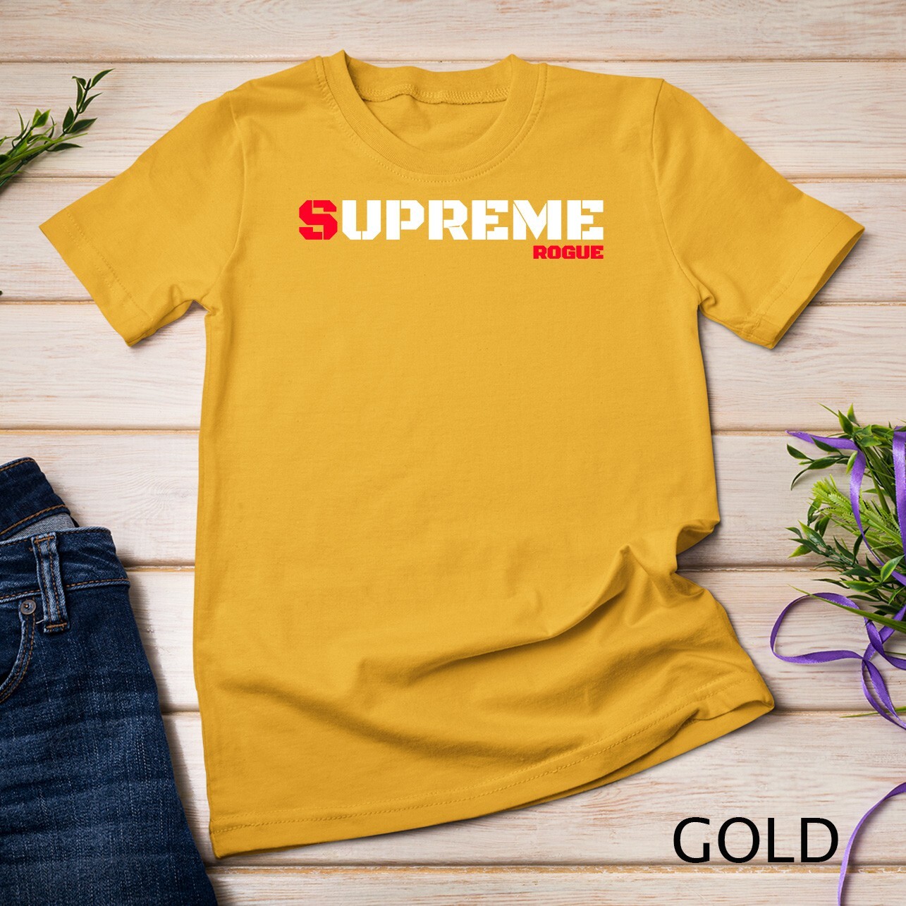 Hot Supreme Rogue Bad Boy Tee Military Style Gaming Gamer Unisex T-shirt