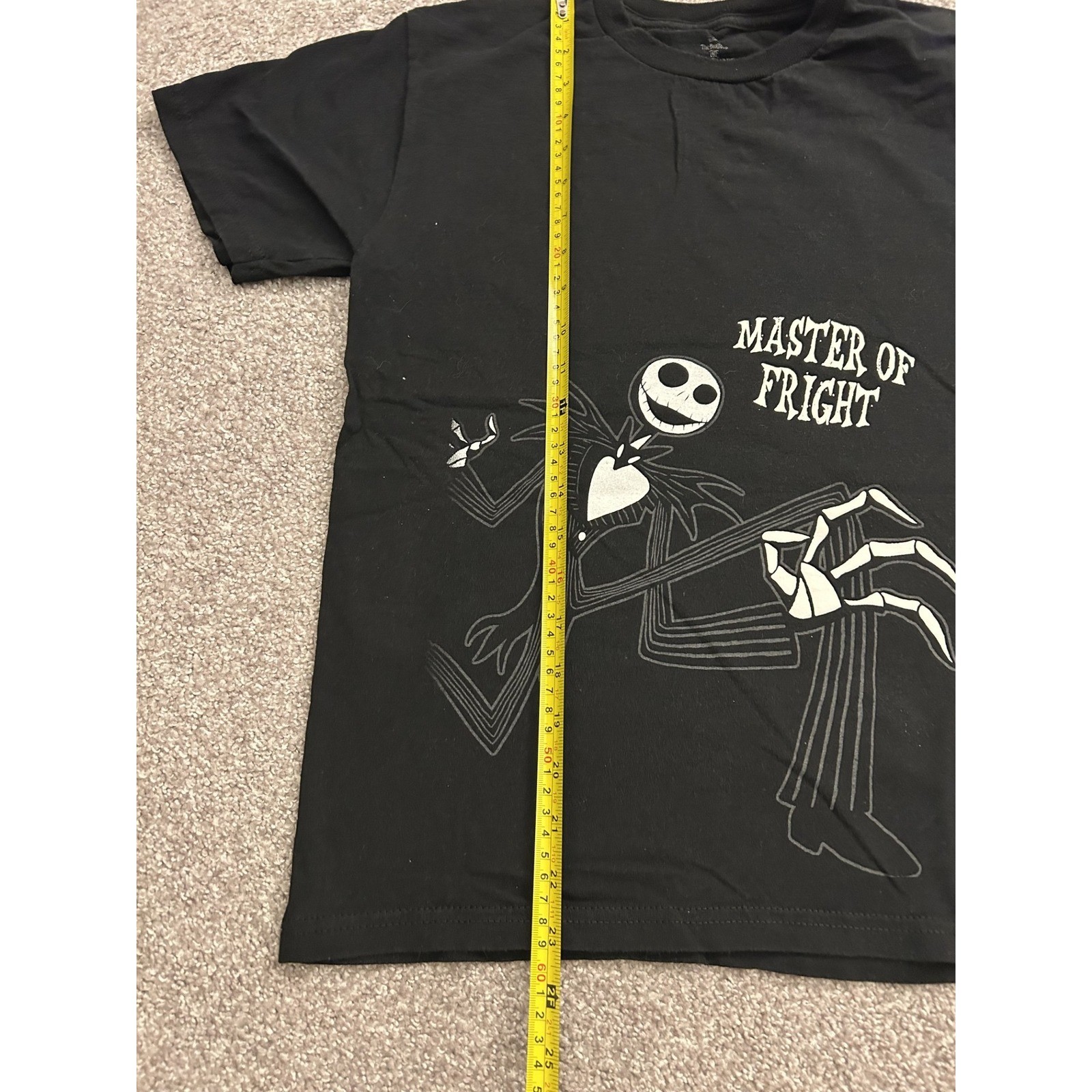 Disney Nightmare Before Christmas TShirt Medium Black Excellent Jack Skellington