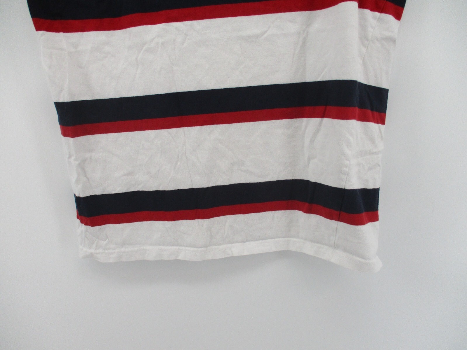Blue Gear Small Sleeveless Scoop Neck Striped Tank 100% Cotton