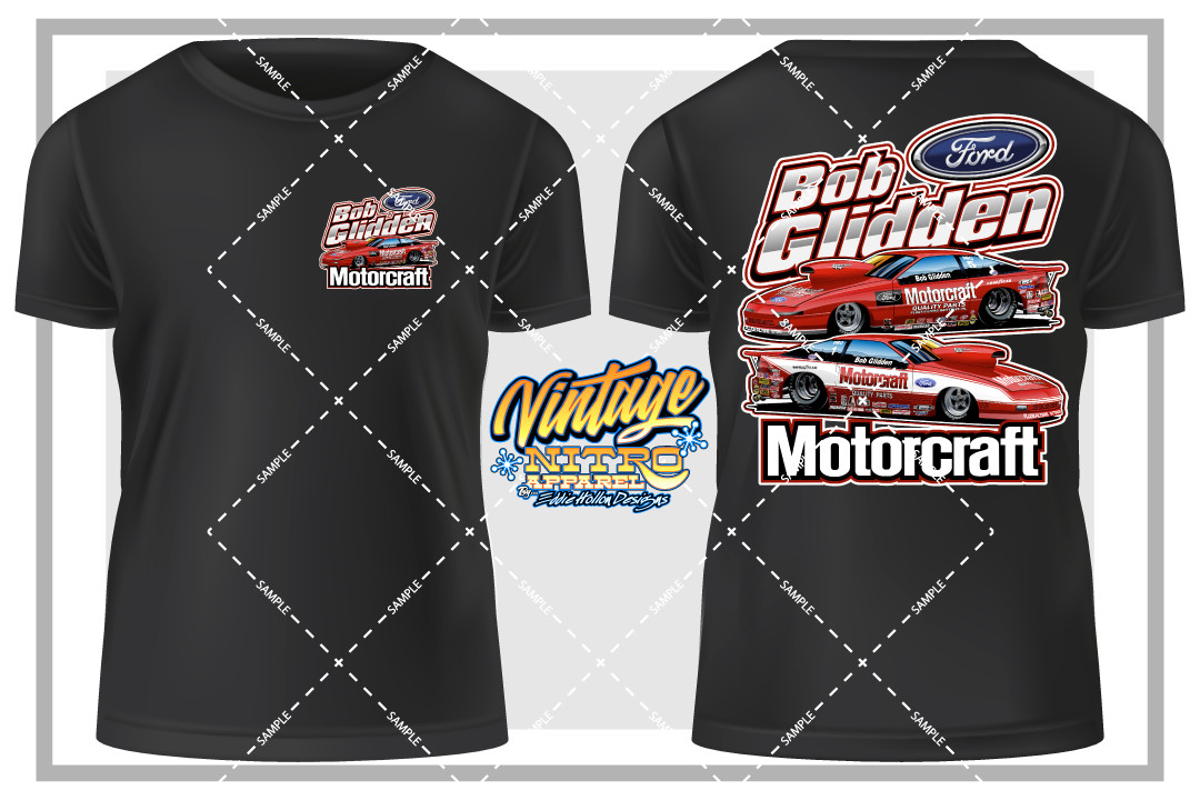 Bob Glidden’s Motorcraft Probe Pro Stock Cars Vintage style (324) T-Shirt