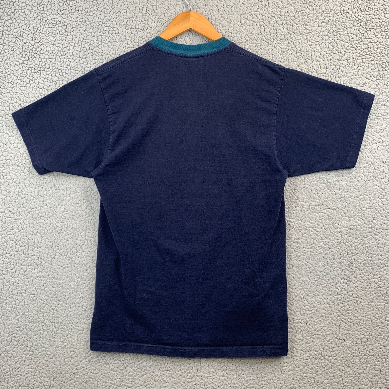 Vintage Sideout T-Shirt Men’s Navy Blue Teal M 100% Cotton Ringer Señor Frog’s