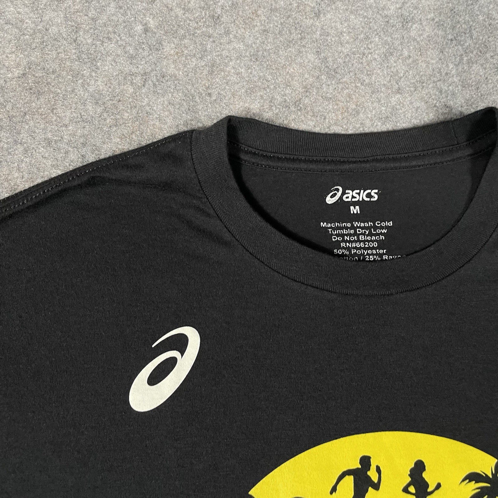 ASICS Cross Country Championships T-Shirt Men’s Medium Heather Black Running