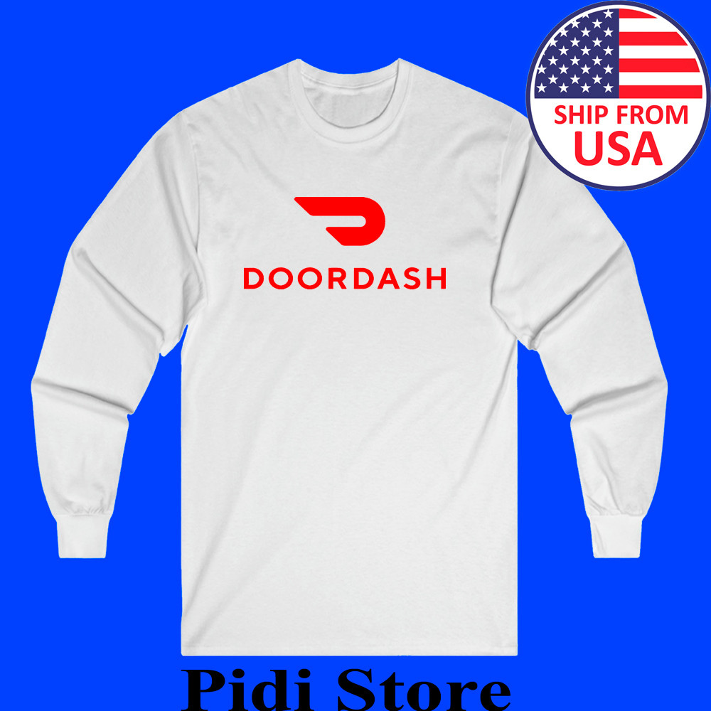 Doordash Food Delivery Driver Men’s White Size S to 2XL