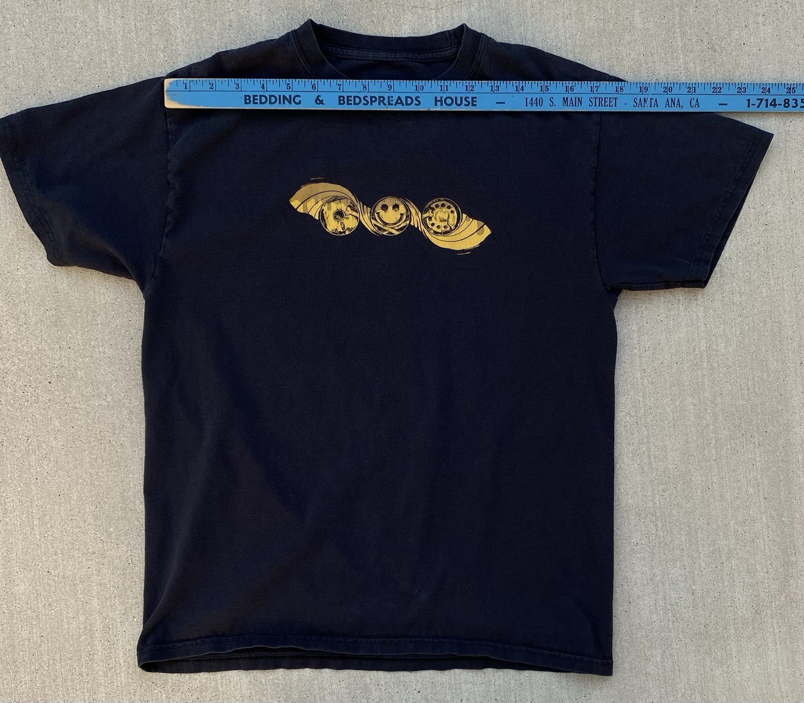 Defcon 19 Fabulous Las Vegas T Shirt Front Back Graphics Worn Has A Fade Size M