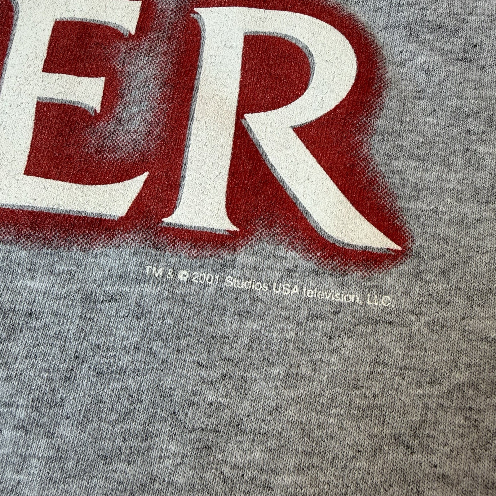 Vintage 2001 Law & Order NBC Experience TV Promo T Shirt Olivia Benson Size XL