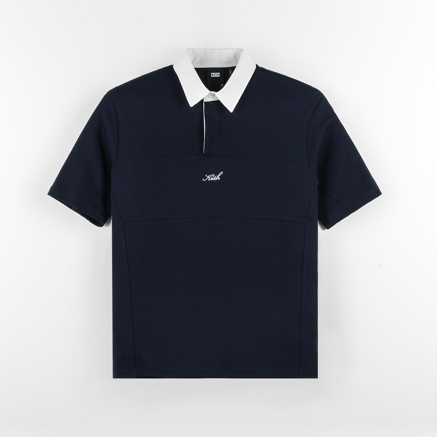 KITH Embroidered Patchwork Polo Shirt Men Summer Cool Casual Top