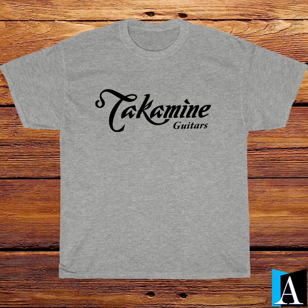 New Shirt Takamine Guitars Music Logo T-Shirt Black/White/Grey/Navy Size S-5XL