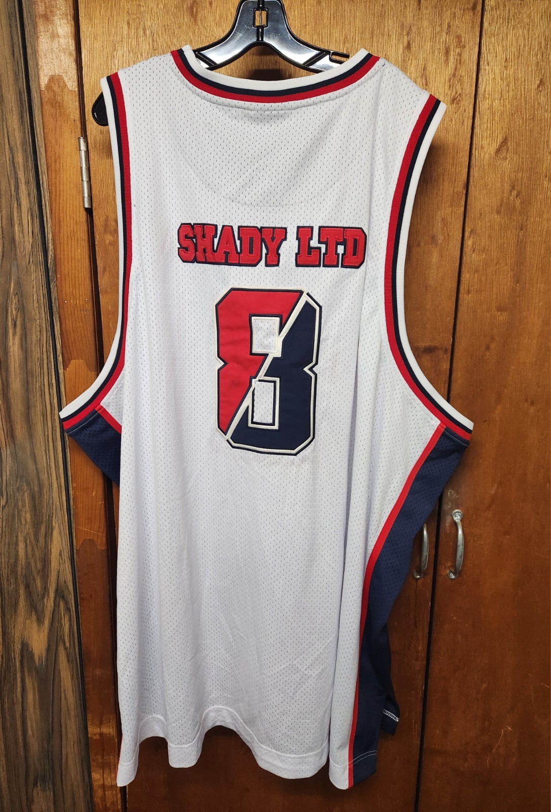 Eminem Shady Ltd 8 The Anger Management Tour Europe Mens 7XL White Jersey
