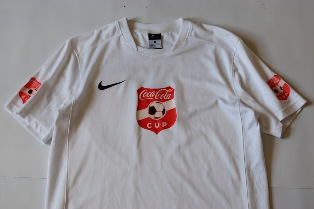 Nike Coca-Cola Cup White Football Jersey