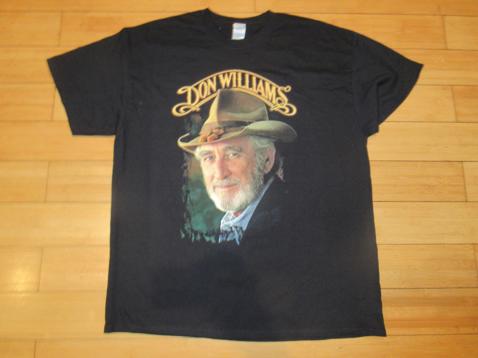 Vintage Don Williams The Gentle Giant Tour Country Music cotton T Shirt Size XL