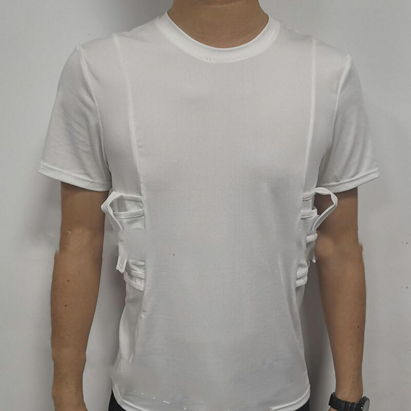 Mens Womens Tactical Combat Pullover Top T-Shirt Blouse Tee With Hidden Holster^