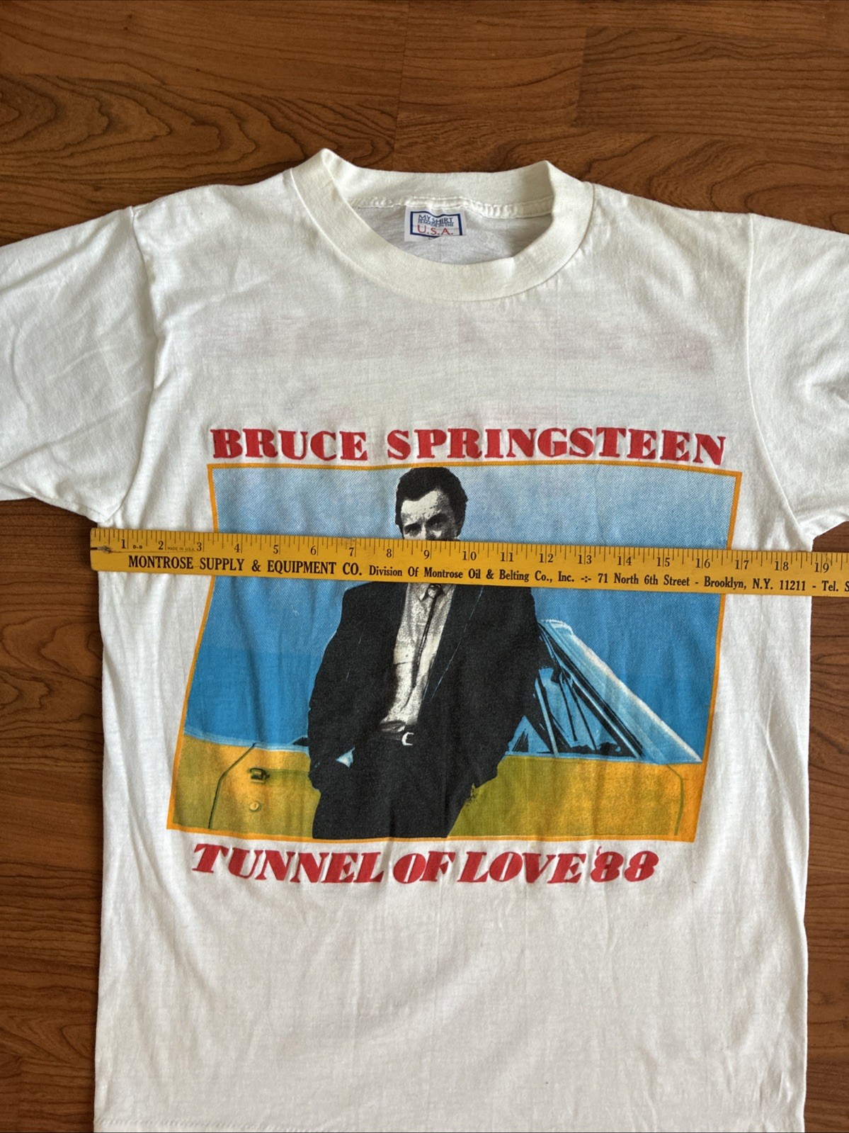 Vintage 1988 Bruce Springsteen Tunnel Of Love Rock Tour Band Shirt Men’s Size L