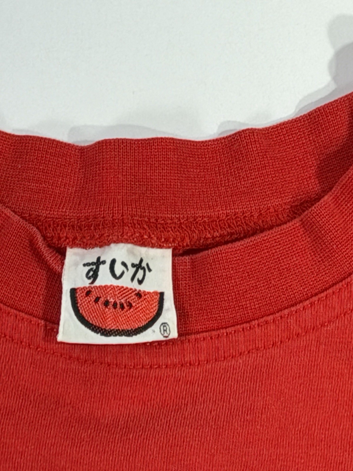 Ahiru No Pekkle Embroidered Duck T Shirt Red Japanese Kawaii Sanrio Tee