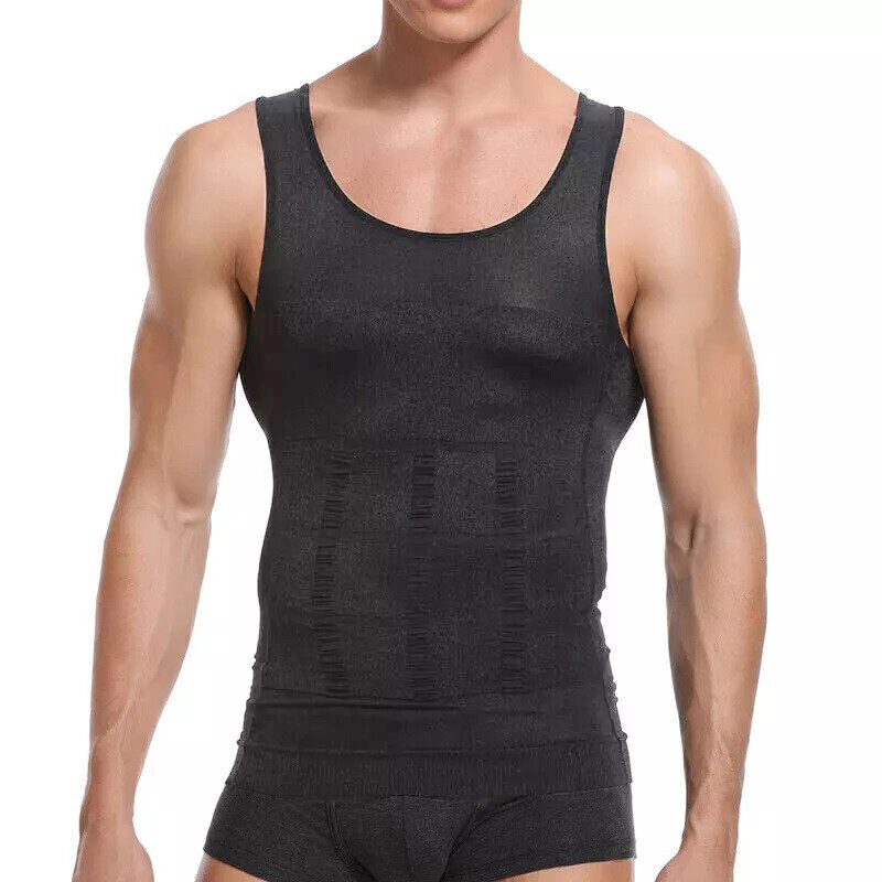 Shaper Men’s Body Shaper Toning T-Shirt Ultra Durable Tank Compression Underwear
