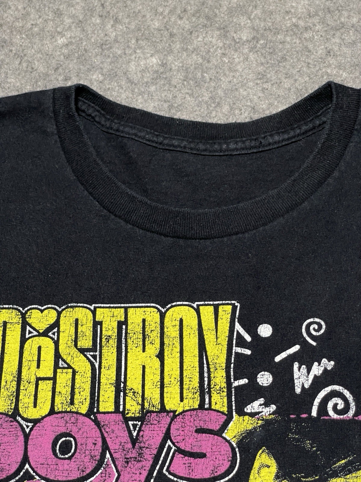 Black Destroy Boys Shirt Large Punk Rock Band Sacrament CA Winter Tour 2023 Lg