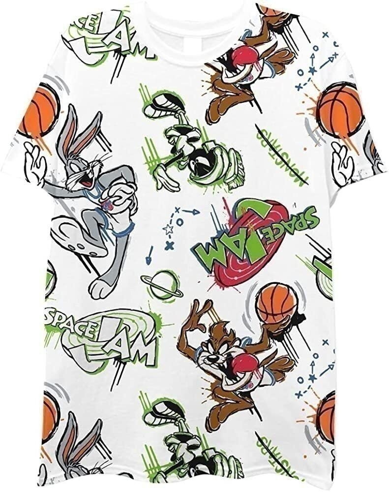 Men’s Space Jam A New Legacy Short Sleeve T-Shirt- Looney Tunes Tune Squad…