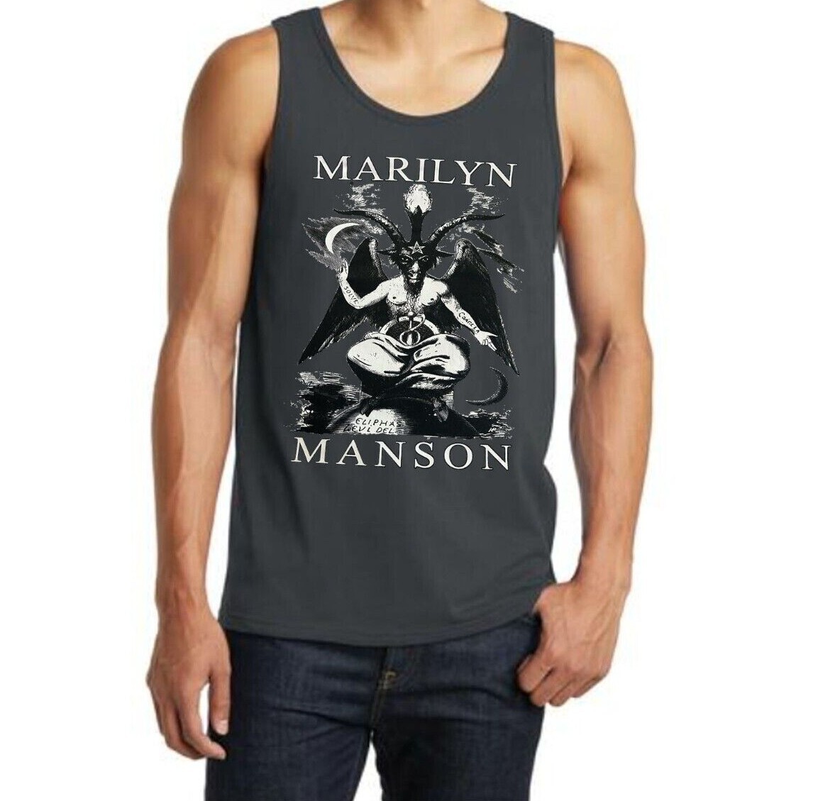 Marilyn Manson Rock Men’s Tank Tops (Multiple Variations)