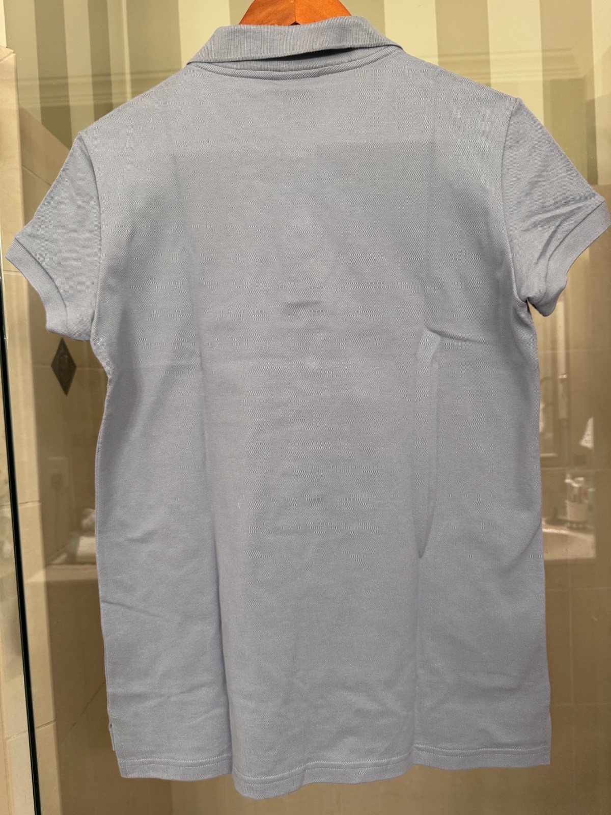 Lacoste Women Short Sleeve Cotton Polo Shirt -Size 10
