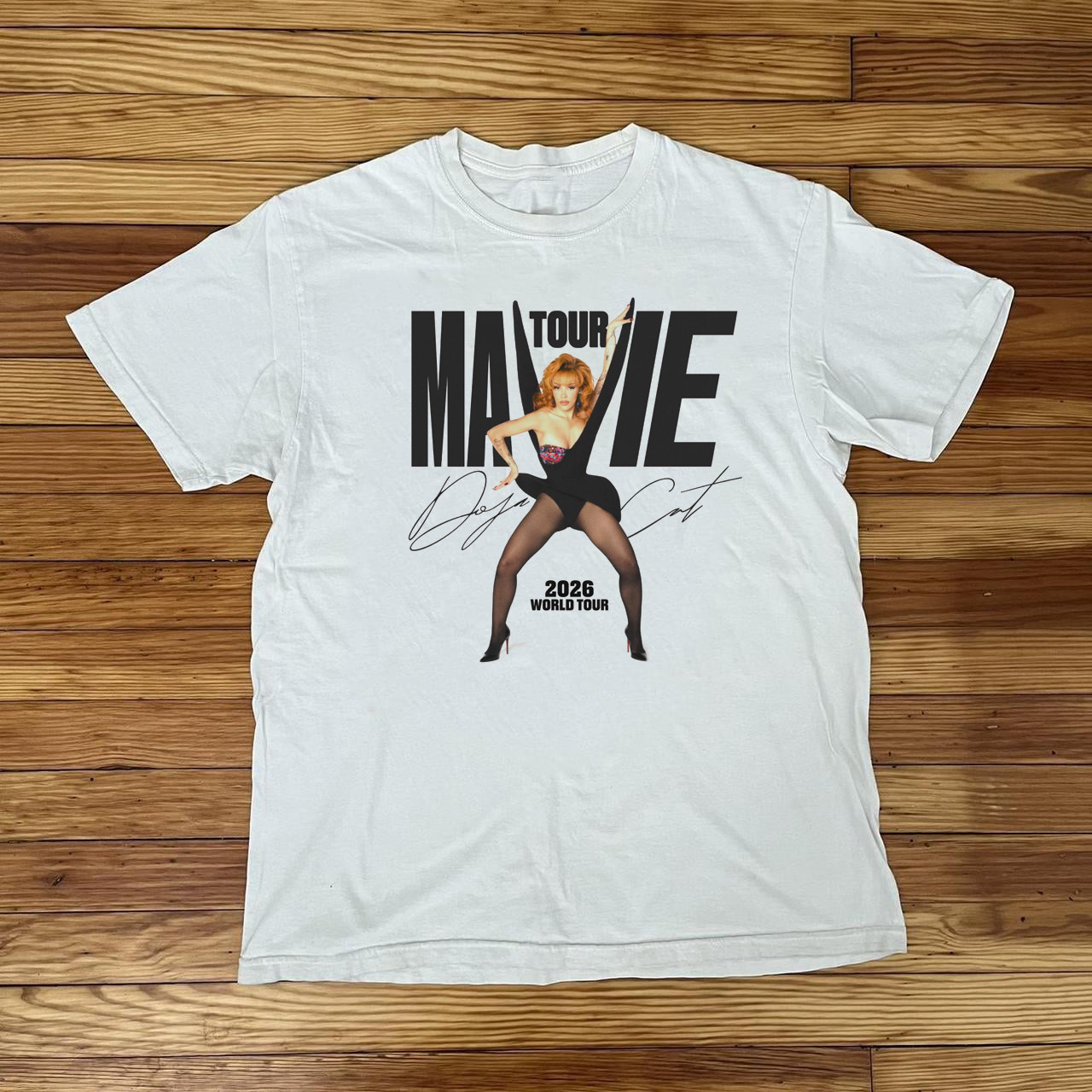 Doja Cat announces ‘Tour Ma Vie World Tour 2026 White Shirt S-5XL IA627