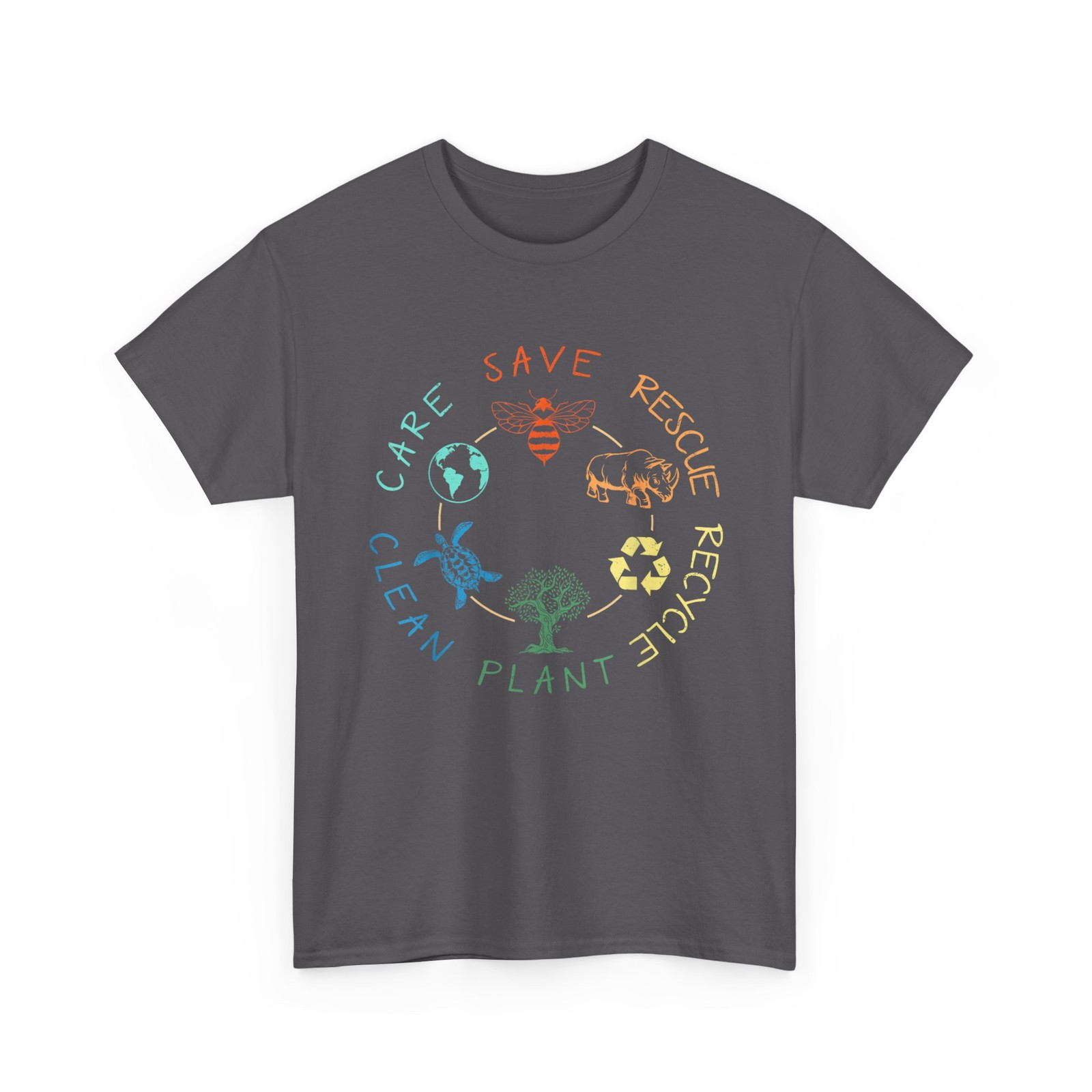 Earth Day Save Bees Rescue Animals Recycle Plastic Shirt