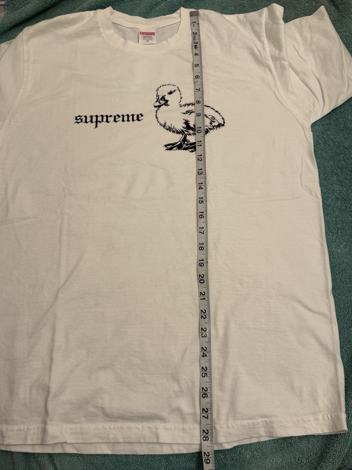 Supreme Duck. T Shirt Size Medium . Color white