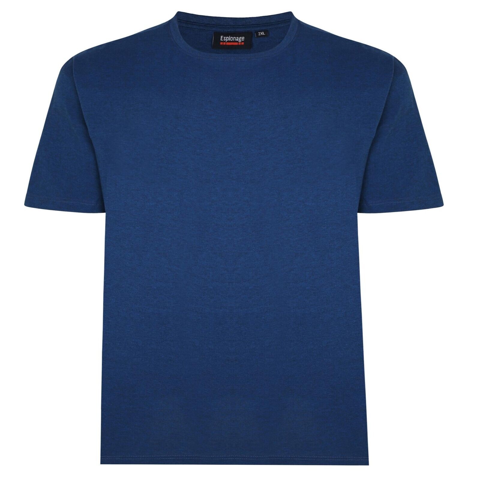 Espionage Men’s Plus Size Poly Cotton Tee Shirt Marl Colours XXL-8XL, 3 colours