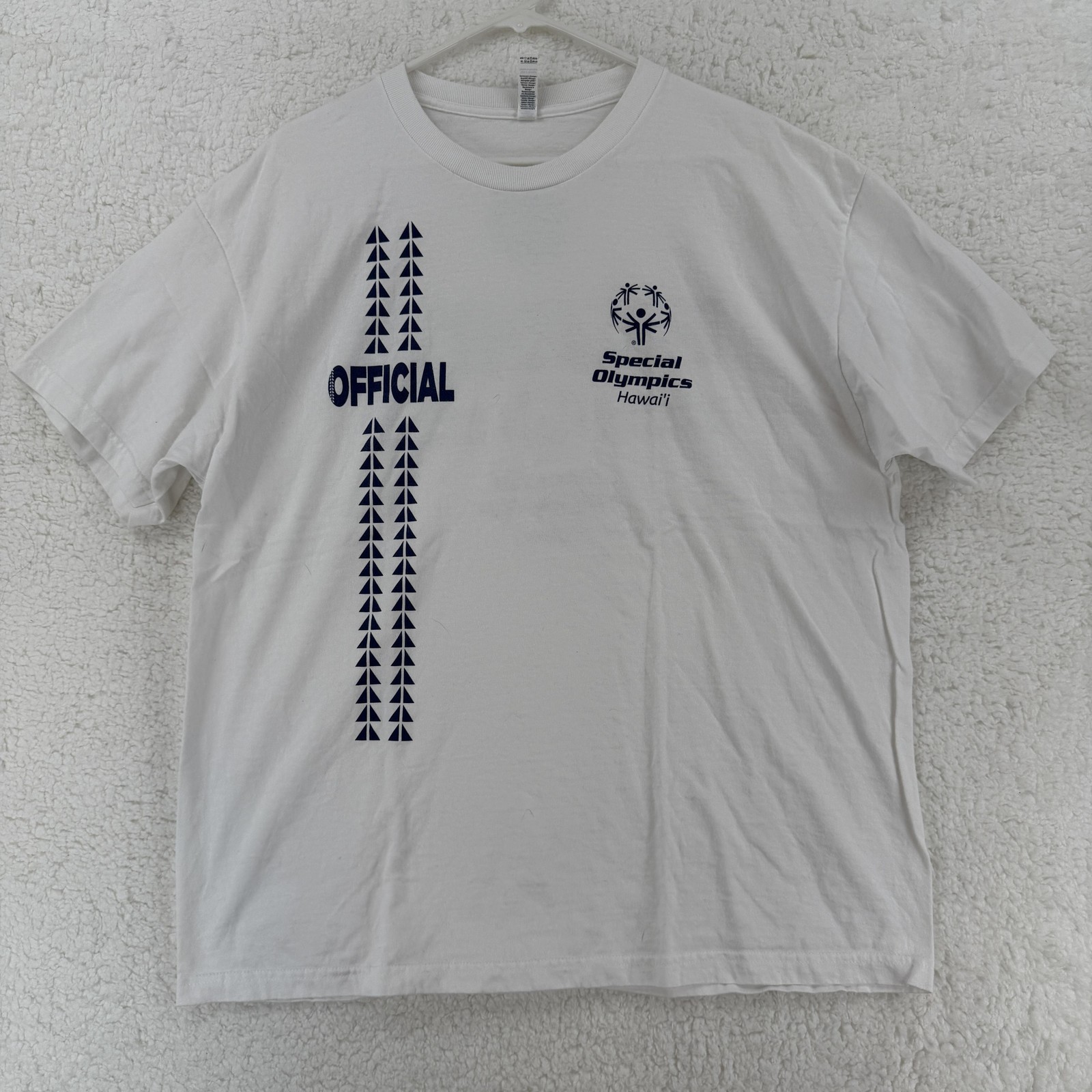 Special Olympics Hawaii Official Shirt Mens XL White American Apparel 1301