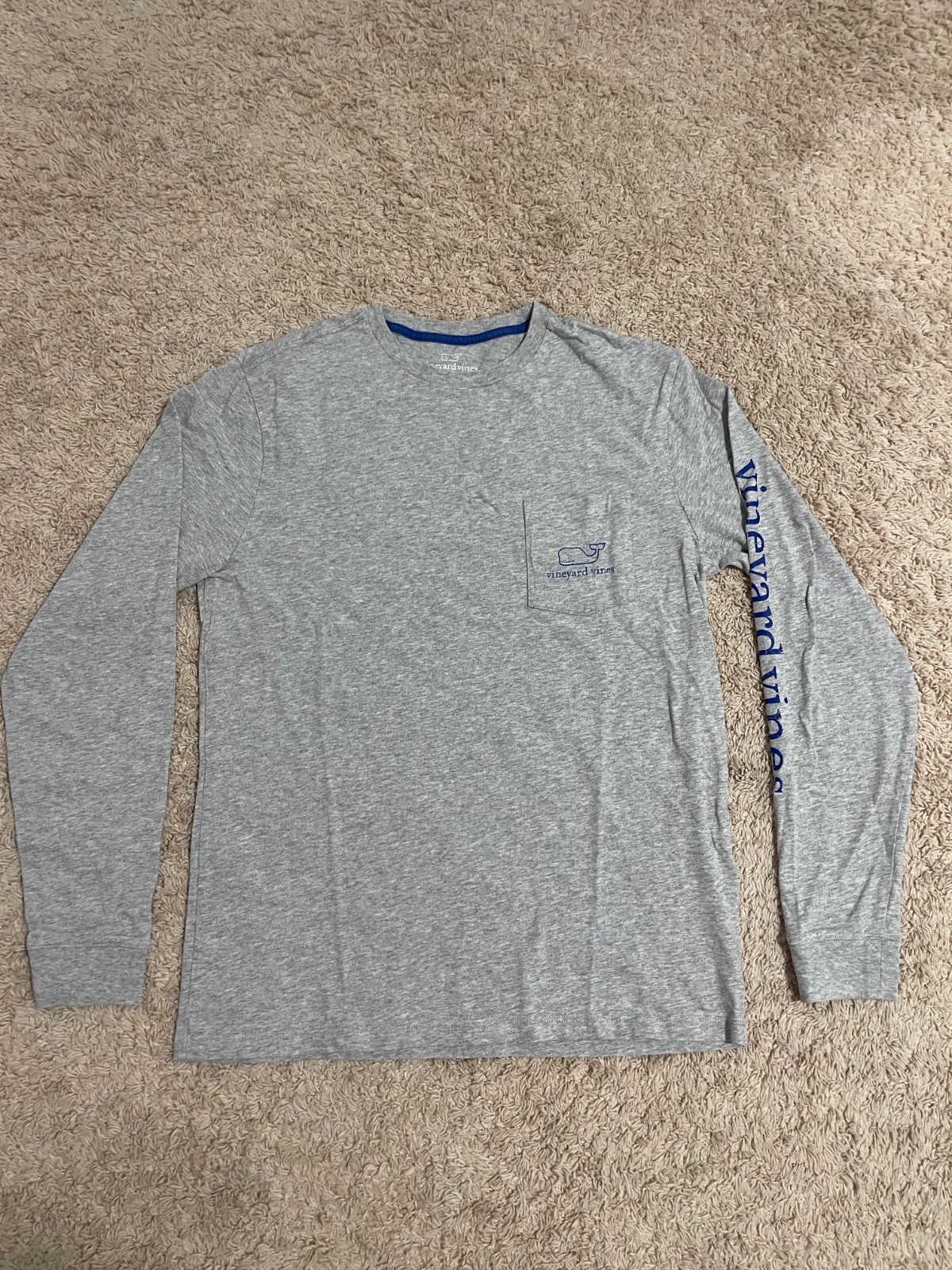 Vineyard Vines Long Sleeve Grey Shirt Men’s Size S
