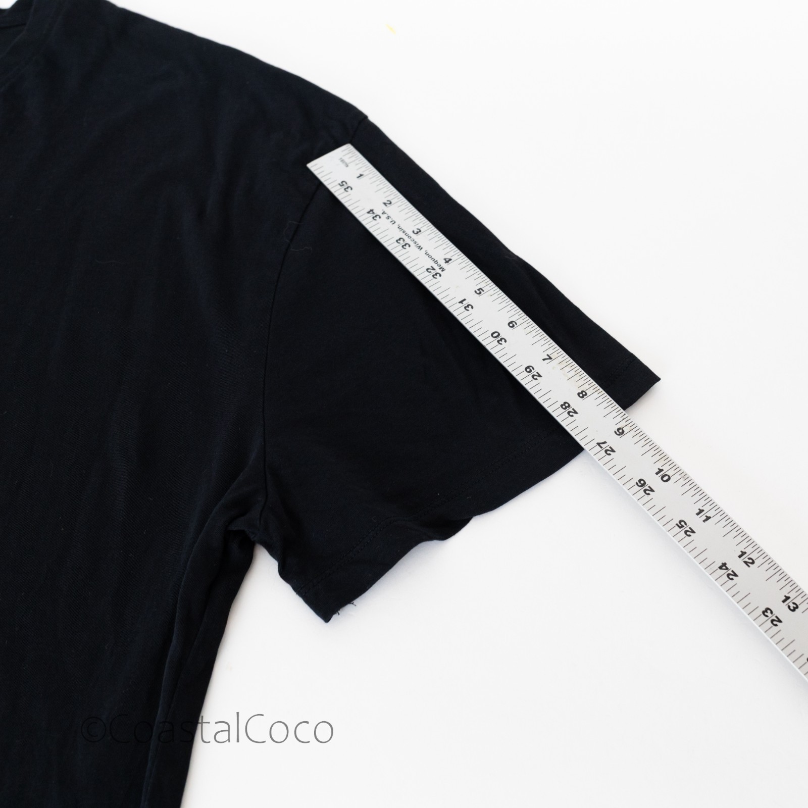 Set of 2 Supima Cotton 3XL Mens V-neck T-shirt Black Firenze Italian Classic Tee