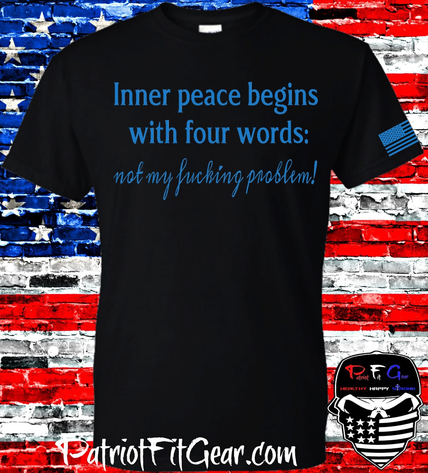 t-shirt, Inner Peace Begins With 4 Words, Not My F*cking Problem, Humor, Hoodie
