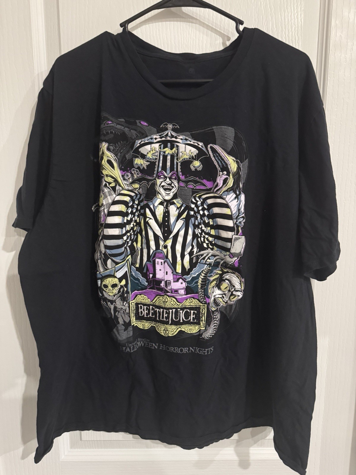 2020 Halloween Horror Nights Beetlejuice T-Shirt Universal Studios Orlando 2XL